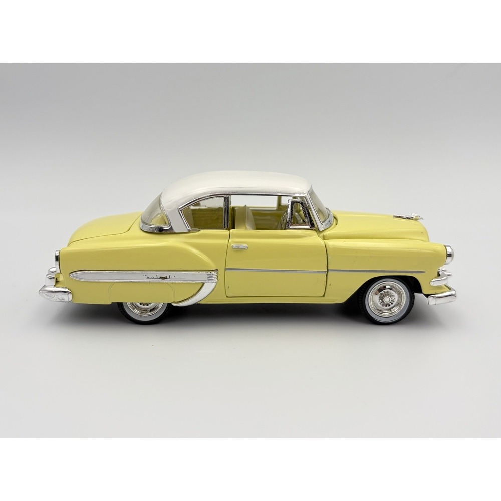 Arko 1954 Chevrolet Bel Air Yellow 1:32 Scale Diecast Model Car Hardtop COA VTG
